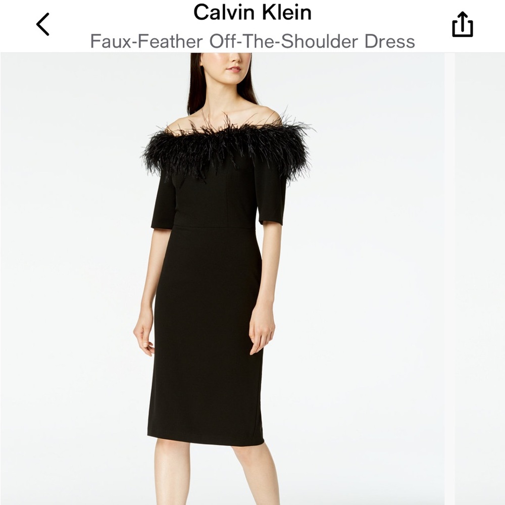 [BRAND NEW] Calvin Klein Classic Black Pencil Skirt